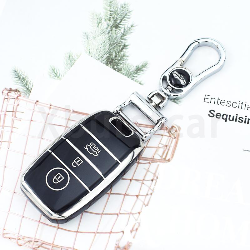3/4 Buttons Shell For Kia Picanto Sportage RIO 3 Cerato 4 Soul K5 Ceed Optima Seltos Sorento TPU Car Key Case Cover Accessories