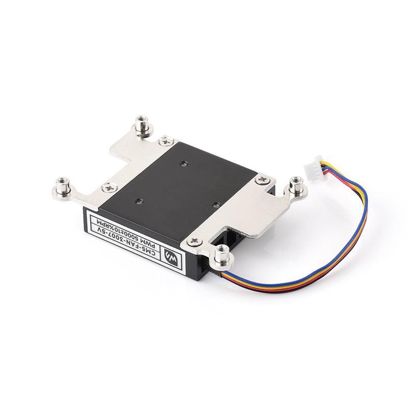 Raspberry Pi CM5 Quiet 3007 Heatsink Fan, 5V PWM, Low Power & Noise, with Thermal Pad.