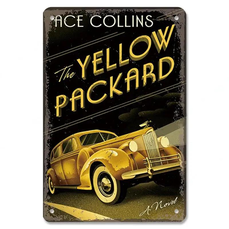 Vintage Dad's Car Bus Poster Retro Metal Plaque Signs Grand Prix Automobile Metal Tin Plate Garage Bar Pub Club Home Wall Decor