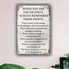 Vintage Metal Tin Sign Wall Art Rustic Motivational Quote Plaque Home Bar Cafe Decor