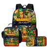 Wooden Stick Man Brain Rot Schoolbag High Definition Printing Leisure Cross Border Light Backpack
