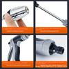 High Pressure Garden Hose Nozzle Adjustable Spray Patterns Multifunctional Car Washer Sprayer for Home Garden Detailing Cleaning