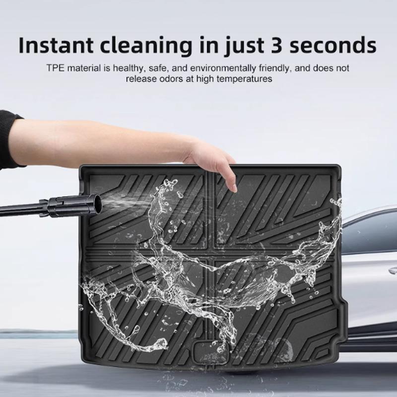 TPE Car Trunk Mat For Hyundai Kona SX2 Electric 2024 2025 2026 Kona Kauai Anti-dirty Rubber Pad Tools Cargo Liner Accessories