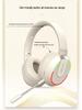 Wireless Luminous Gaming Bluetooth Headset with Detachable Microphone