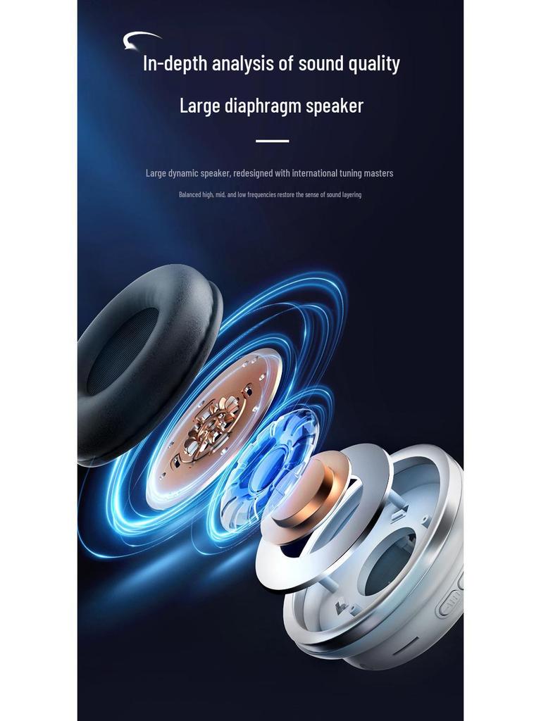 KE-29 RGB Bluetooth Over-Ear & In-Ear Retro Headphones