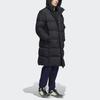 Adidas Puffy Long Hooded Down Jacket Men Outerwear Black H23084