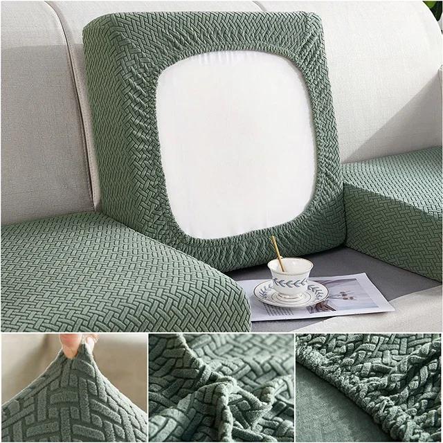 Jacquard Sofa Seat Cushion Cover for Living Room Funiture Protector Stretch Seat Sofa Cover L Shape Corner Armchair Couch Cover