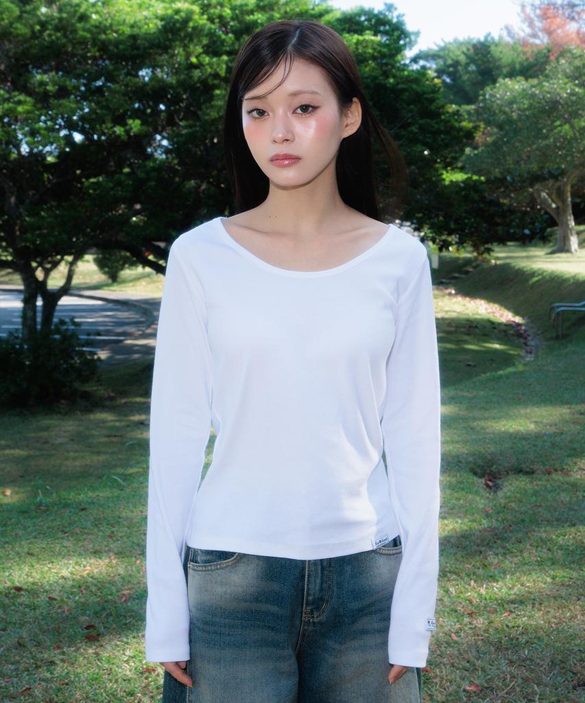 ROSEFRANTZ (2Pack) Essential Rose Label Long Sleeve [5Color]