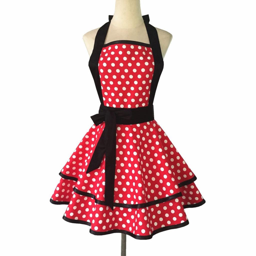Apron Daily Black and White Stripes Simple Cotton Apron Kitchen Baking Art Painting Floral Work Wrap