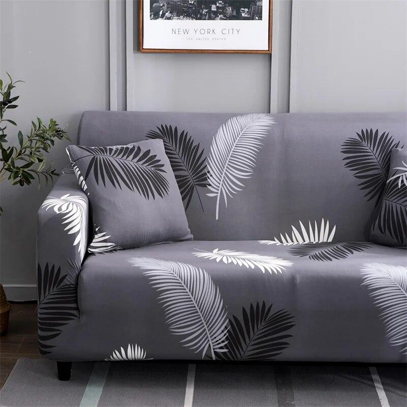 Geometrischer elastischer Sofabezug für Wohnzimmer, Couchbezug, hochelastischer Sofabezug, Möbelschutz, alle Bezüge, Heimdekoration