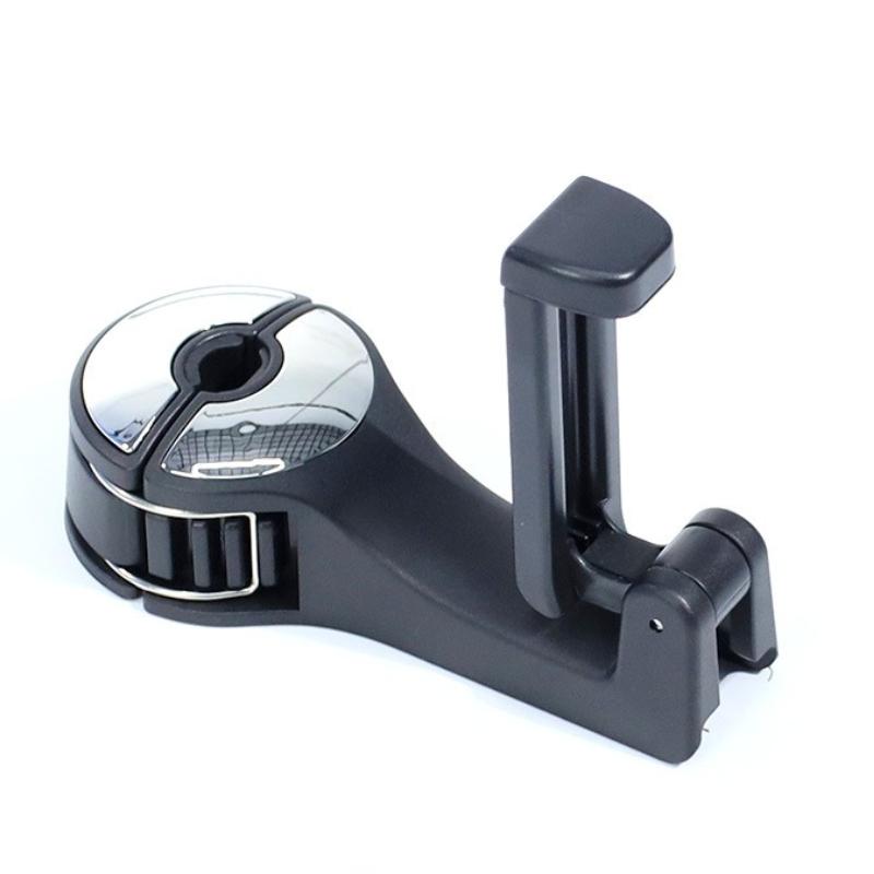 

Car Seat Phone Stand Hook 2-in-1 Multi Functional Backrest Hook Car Interior Seat Multi Functional Adjustable Hook Accessories серебряный