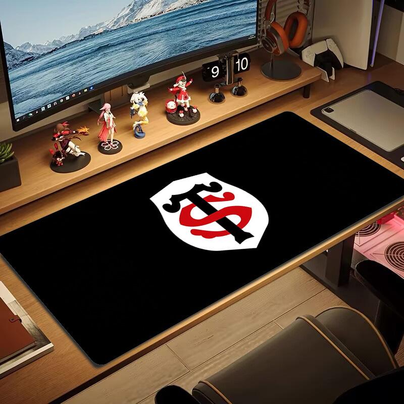 TS Shield Lace Solid Color Mouse Pad Large Gaming Table Cushion Non-slip Laptop Tablet Big Mousepad XXL Mat Mini PC Playmat With Lock edge