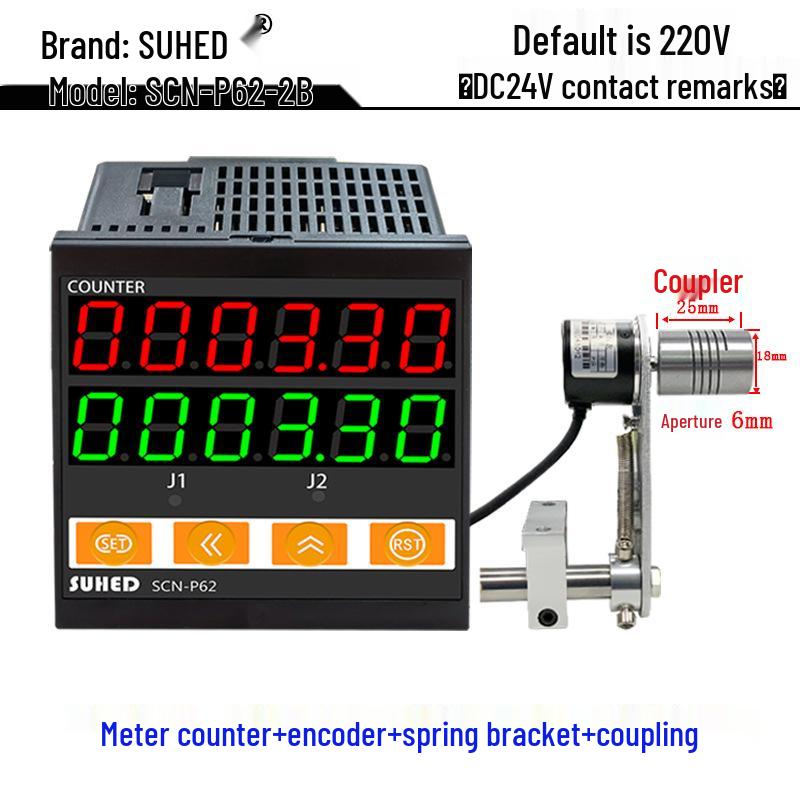 Intelligent Digital Display High-Precision Roller Encoder Edge Banding Machine Odometer Counter (Fully Automatic)