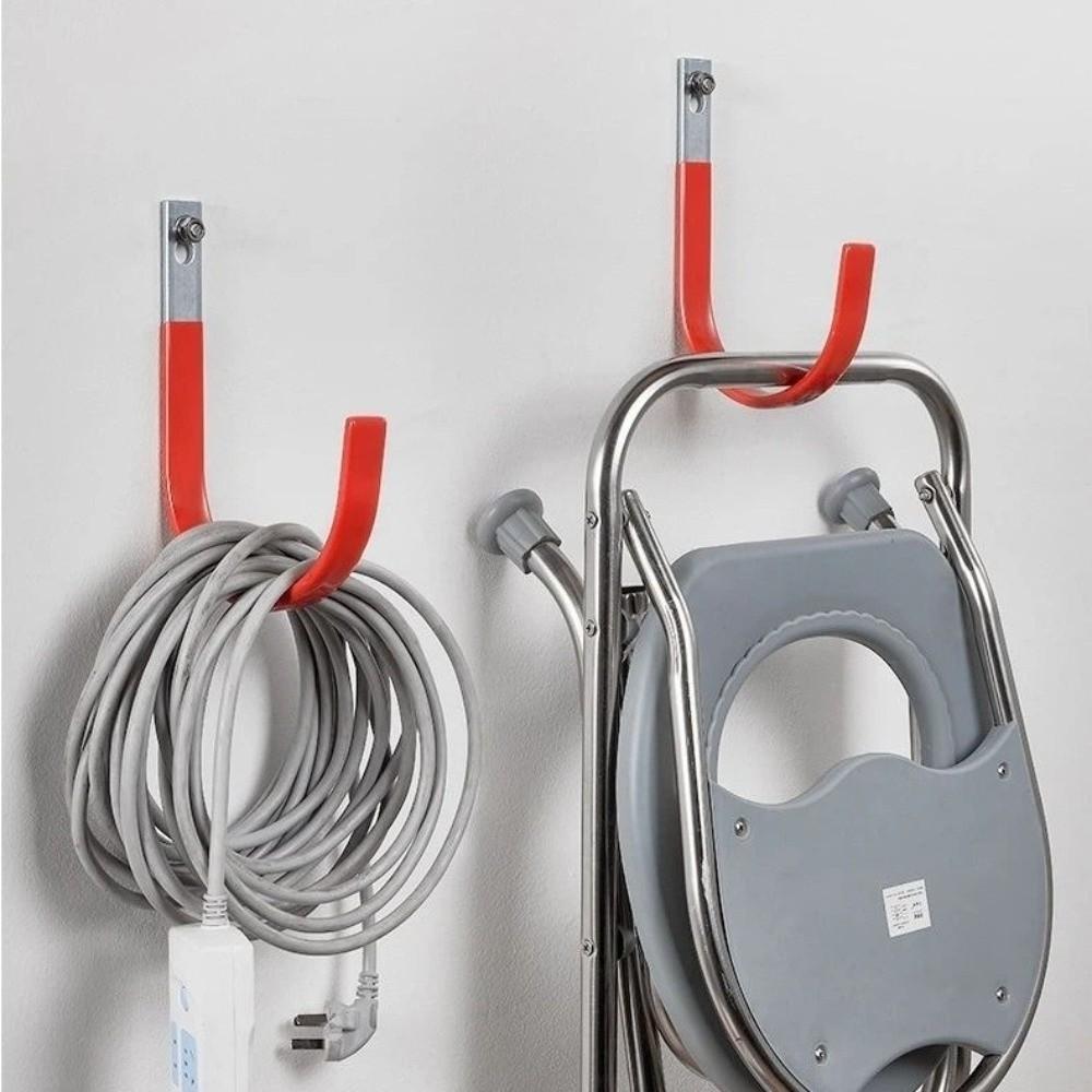 Qualität Strapazierfähig Schwerer Gegenstand Großer Haken Große Größe Metall Wandmontagehalterung Bohren Einzelner Haken Außen