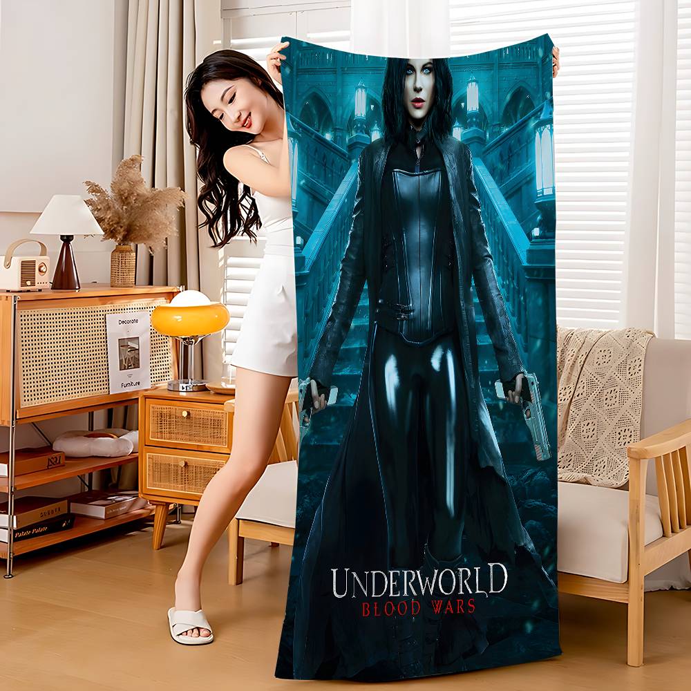 Pop Movie Underworld Microfiber Beach Towel Absorbent Quick Dry Soft Yoga Swimming Resort Mountain Climbing Towel