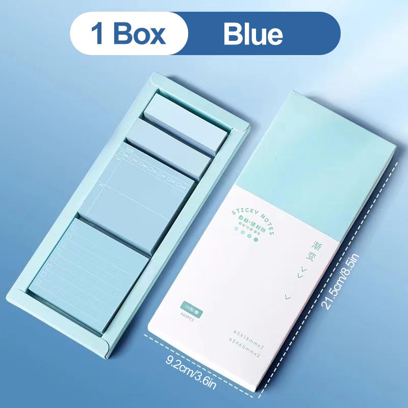 Boxed Convenience Sticker Set Gradient Student Notes Tearable Message Sticky n Times Index Sticker High Appearance