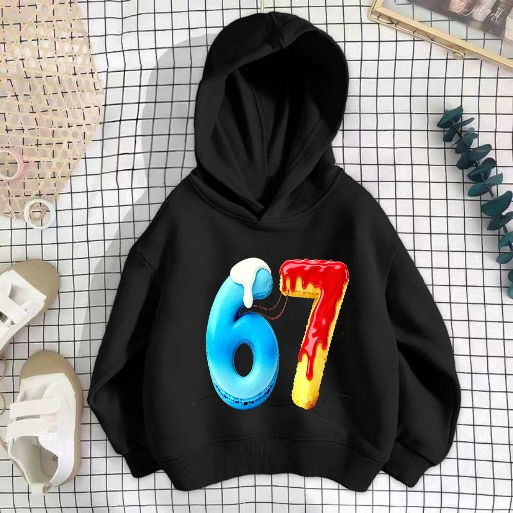 Christmas Candy Y2K Kids Hoodie, 67 Snowflake Casual Sports, Breathable Fleece Lined Holiday Gift
