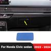For Honda Civic 11th Sedan 2024 Steel Car Storage Glove Box Switch Handle Panel Cover Trim Interior Accessories