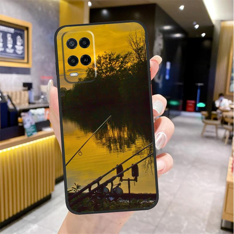 Fishing Rod Case For Oppo A96 A76 A16 A17 A18 A60 A80 A40 A38 A58 A78 A98 A94 A74 A54 A15 A57 A77 A5 Pro