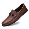 Men's Breathable Cowhide Loafers - New Style Casual Business Leather Shoes