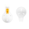 Egg Yolk Separator BPA-Free Plastic Egg White Filter with Ergonomic Handle Easy Clean Baking Gadget for Cakes Muffins Meringues Custards