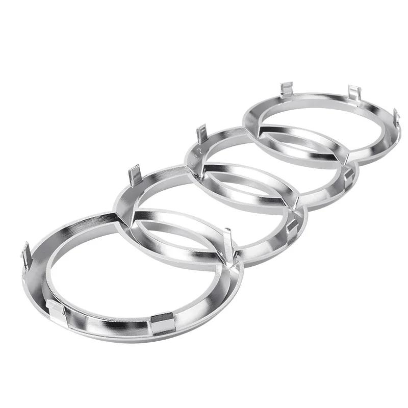 Car Logo Badge Car Front Grille Rear Trunk Lid Emblem Stickers For 4HGIEW A1 A3 A4 A5 A6 A7 S3 S4 S5 S6 RS3 RS4 RS5 RS6 Q3 Q5 Q7