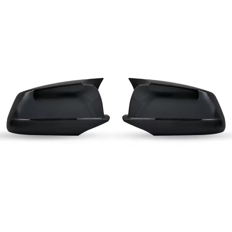 Car Decoration Door Mirror Cover For BMW 5-Series F10 F11 F18 2010-2013 Carbon Fiber Glossy Black Rearview Accessories