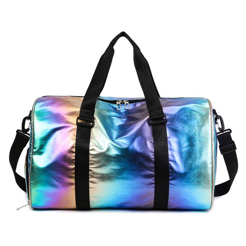 

Цветная дорожная сумка с отделением для влажных/сухих вещей и отделением для обуви – Легкая, большой вместимости, спортивная сумка через плечо