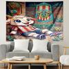Club Deportivo Guadalajara Print Tapestry, Lightweight Wall Hanging, for Bedroom, Dorm, Living Room, Home Art Decor, Birthday Christmas Gift for Frien