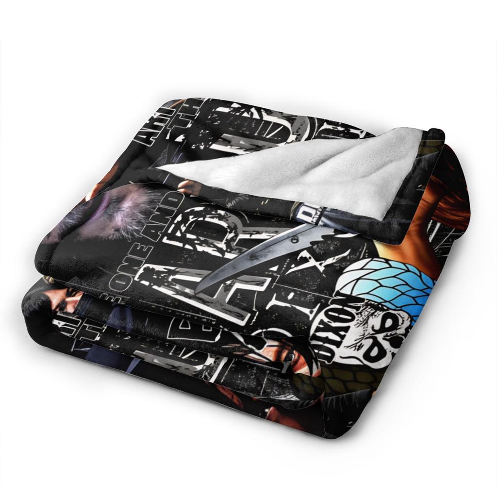 Soft Warm Blanket Boy Girl Picnic Daryls Dixon The Walking Dead Bedding Throws  Flannel Bedspread For Couch Bed  Sofa Bed Cover