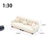 Dollhouse Simulation Flocking Sofa Model Dollhouse Mini Living Room Furniture Decoration Accessories Pretend Play Toys