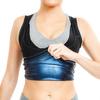 SWEAT SHAPER Women's Sauna Vest: Polymer Body Shaper In Silver