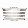 4 Pcs Stable Combustion Stainless Steel Wind Guard Wind Guard Shield  Flat Top Griddle