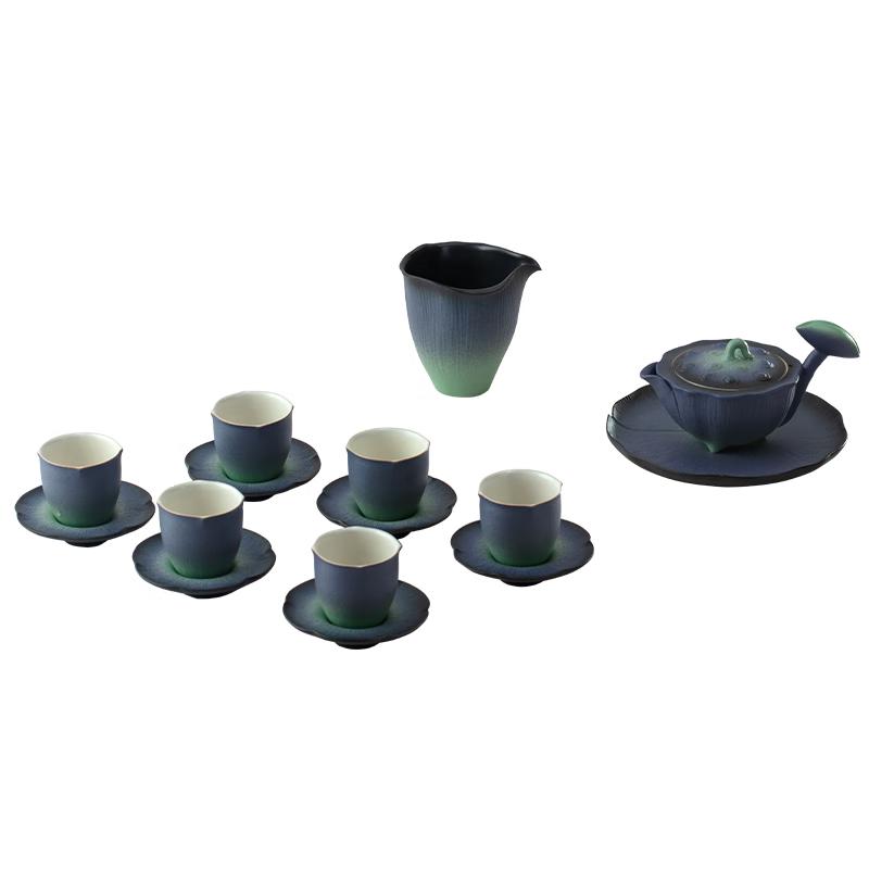 Wanqiantang Summer Lotus Ceramic Tea Set