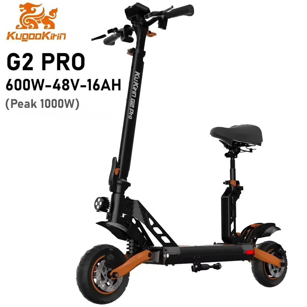 2025 KuKirin G2 PRO Elektrická koloběžka 48V 15.6AH Vysokokapacitní Silniční Elektrická Koloběžka s Velkou Baterií pro Jízdu na Dlouhé Vzdálenosti