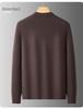 2025 Men's Casual Plus Size Round Neck Knit Sweater - Loose, Warm, Autumn/Winter Edition.