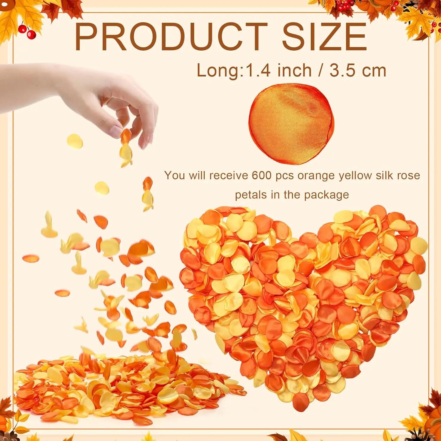 

600-1800 шт. Шелковые лепестки роз Искусственные лепестки цветов Поддельные лепестки для Свадебной корзины для девочки-цветочницы Украшение прохода Декор для обеденного стола 600 Pcs