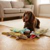 Corn Fleece Surface Alligator Dog Toy Alligator Shaped Puppy Chew Toy  Daily Teething Play