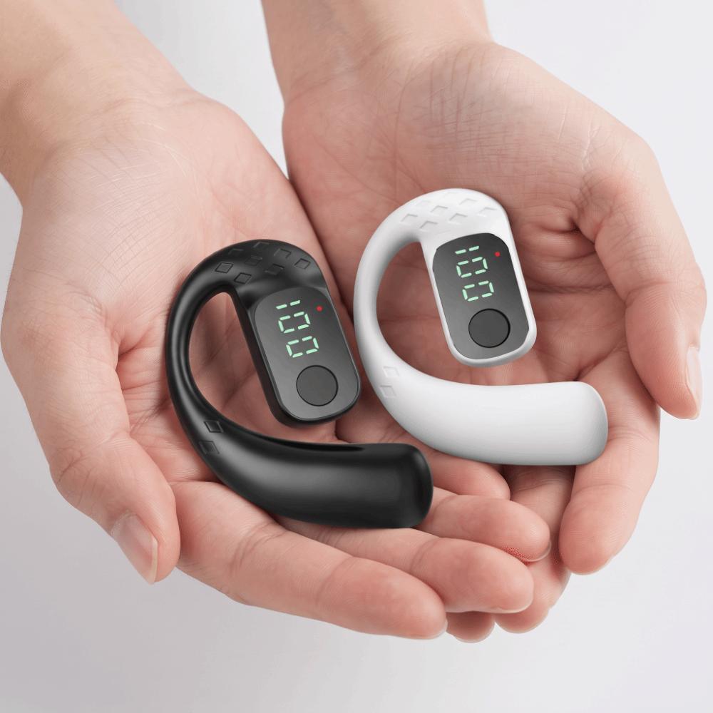 Long Standby Ear Hook Headset Surround Sound Bluetooth Headset  Handsfree Calling