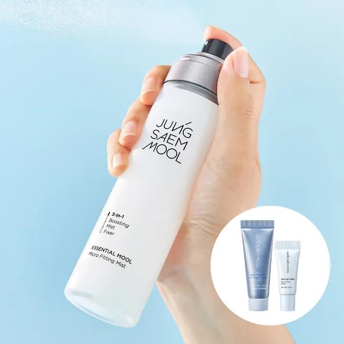 Jung Saem Mool Essential Water Micro Fitting Mist 120ml (Free Water Wrapping Mask 10ml + Tone Filter 3ml)