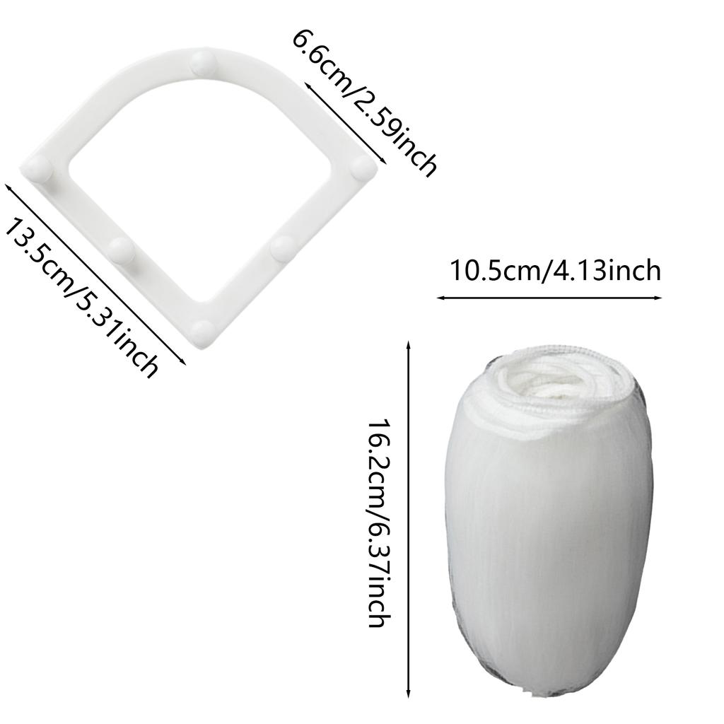 Kitchen Sink Strainer Bags Thickened Disposable Drain Mesh Filter Net Drained Garbage Bags For Food Waste White Grey Colors