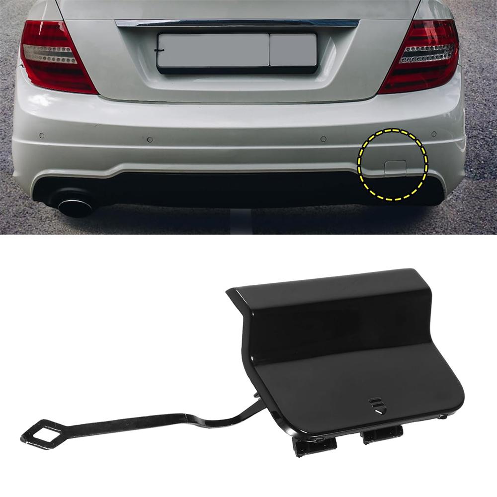 New Piece of 1 Rear Bumper Tow Hook Cover For Mercedes Benz C-Class W204 11-14