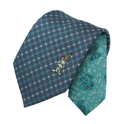 [Disney] Tie Lilo & Stitch & Scrump Pattern Tie DW1433 Blue