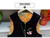 Elegant Black Velvet Double-Sided Shawl Vest for Women - Spring & Autumn Chinese National Style