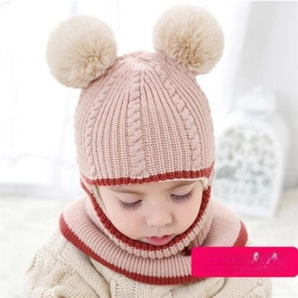 Kinderhüte, Fleece-Hüte, Verdickte Hüte, Warme Hüte, Wollmützen, Jungenhüte, Mädchenhüte, Kinderschals, Strickmützen
