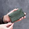 Made In Japan Italian Leather Business Card Holder Business Card Case Card Case Business Large Capacity Brand MARGOT SILVA Forest [AURAMU] Men's
