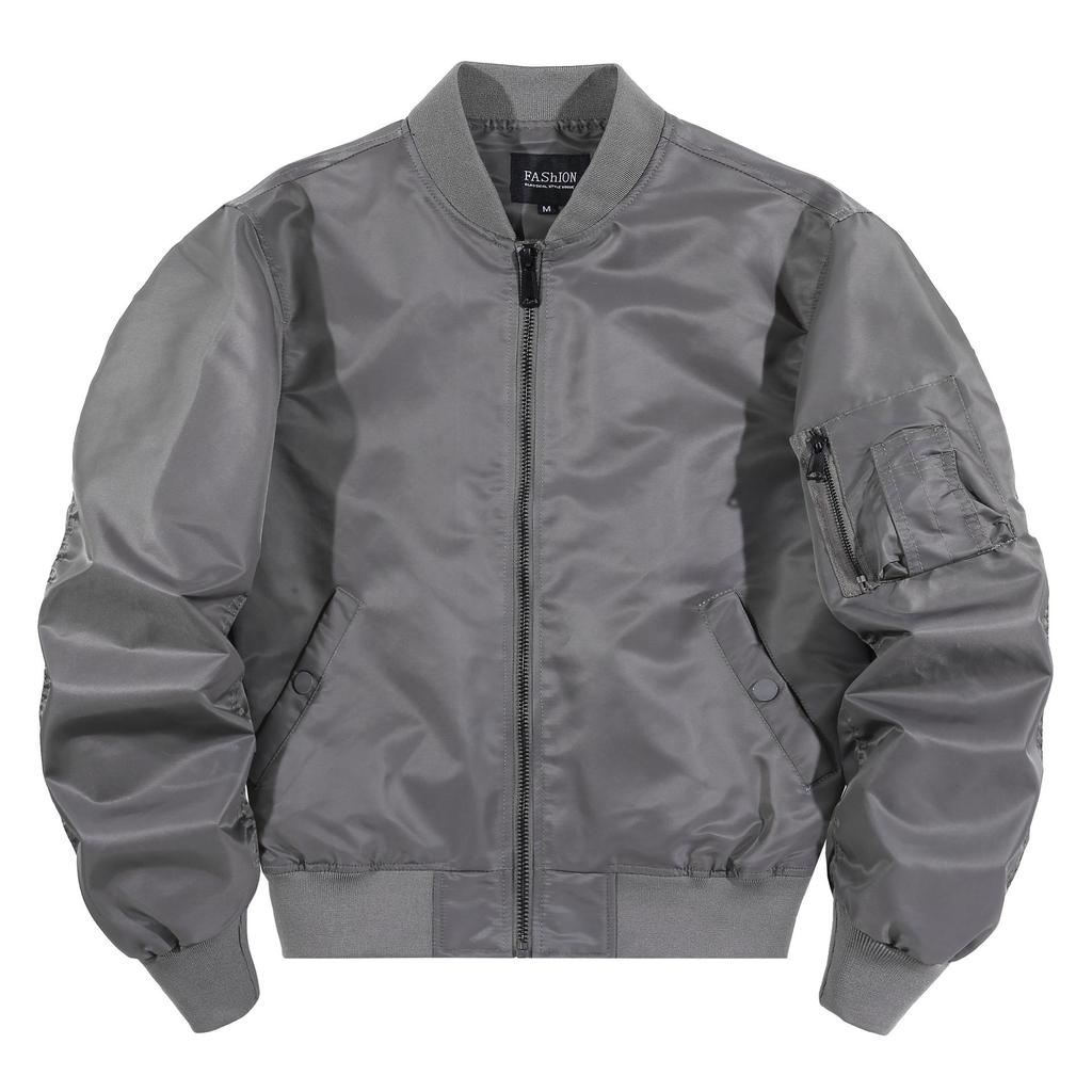 Chaqueta bomber Tough Guy de otoño e invierno, chaqueta de vuelo para hombre