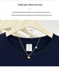 Women's Slim Fit Long Sleeve Plain Cotton T-Shirt - Round Neck, Versatile, Ideal for Spring and Autumn