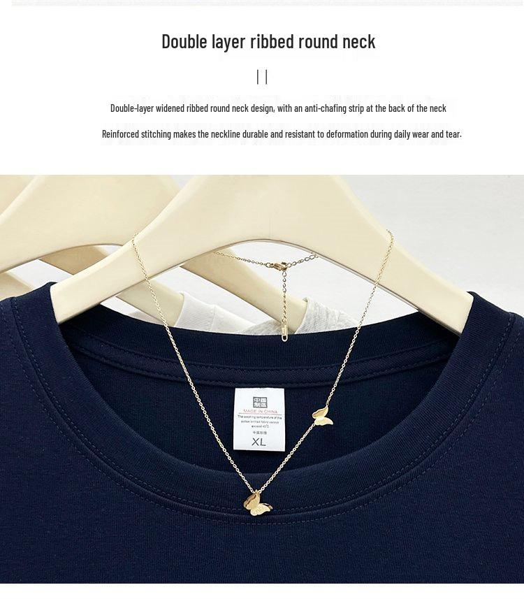 Women's Slim Fit Long Sleeve Plain Cotton T-Shirt - Round Neck, Versatile, Ideal for Spring and Autumn