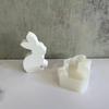 3D Rabbit Candle Mold for DIY Candle Soap Plaster Easter Party Ornament Easter Themed Candle Mold Rabbit Resin Molds